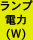 ランプ電力(W)
